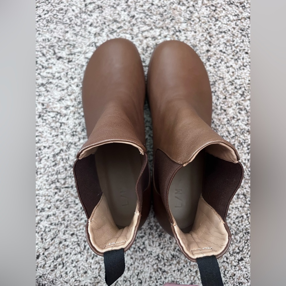 Lauren Manoogian Leather Chelsea Ankle Boots - Picture 8 of 11